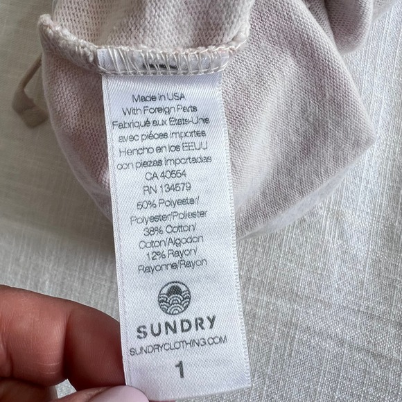 Sundry Zebra Print Lounge Shorts with Drawstring‎ Waist Casual Size 1 - Picture 4 of 7